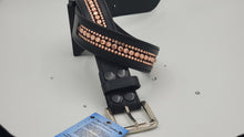 Rose Gold 3 Row Leather Belt