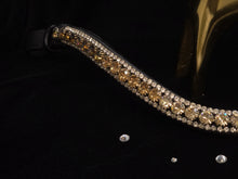 Golden Honey Lt Colorado Topaz Smoked Topaz & Clear 3 Row Ombre Easy Snap Browband