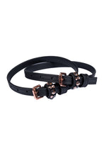 HKM Rose Gold Glamour Biothane Spur Straps
