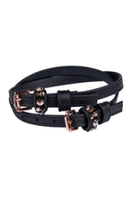 HKM Rose Gold Glamour Biothane Spur Straps