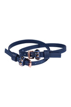 HKM Rose Gold Glamour Biothane Spur Straps