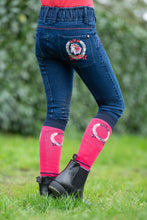 HKM Aymee Denim Junior Knee Patch Breeches