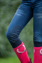 HKM Aymee Denim Junior Knee Patch Breeches