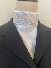 HHD Ivory Euro Stock Tie Helena Pearls & Sequins