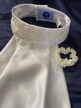 HHD Ivory Euro Stock Tie Helena Pearls & Sequins