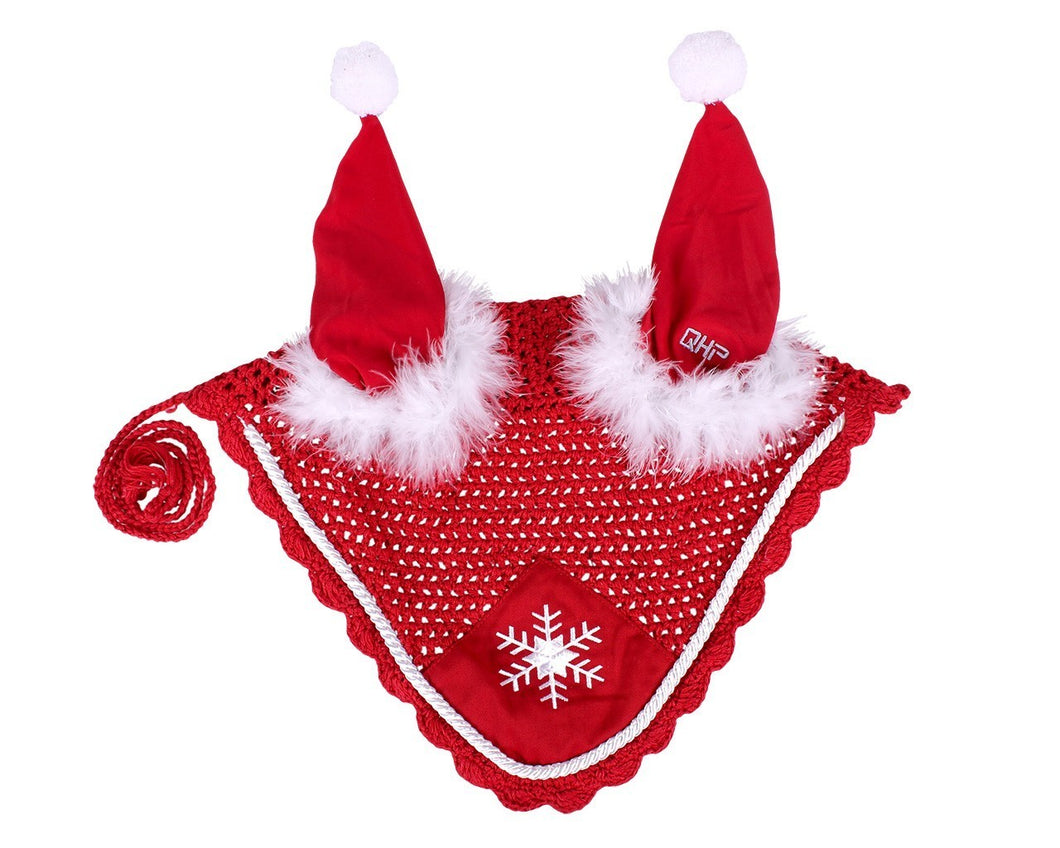 QHP Christmas Ear Bonnet