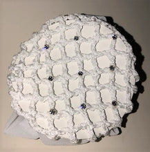 Hair Net Crystal Scrunchie w/clips