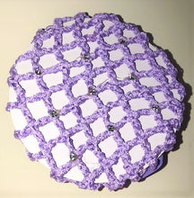 Hair Net Crystal Scrunchie w/clips