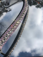Clear and violet browband