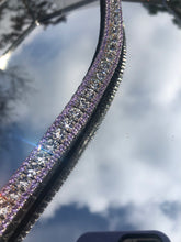 Clear and violet browband