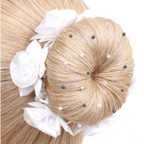 SD Hairnet Pearl and Crystal