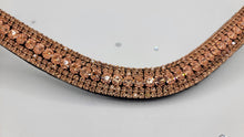 Rose Gold 5 Row Easy Snap Browband