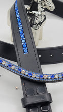 Sapphire, Lt. Sapphire Mix Leather Belt