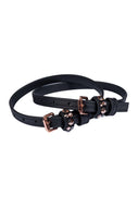 HKM Rose Gold Glamour Biothane Spur Straps