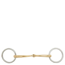BR Soft Contact Single Joint Loose Ring Snaffle 10mm with 50mm Rings