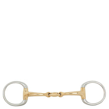 BR Double Jointed Eggbutt Soft Contact Snaffle 10mm 50mm Ring