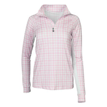 DappleBay Gingham 1/4 Zip Riding Top