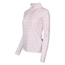 DappleBay Gingham 1/4 Zip Riding Top