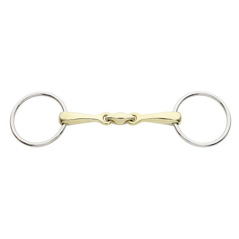 Kavalkade Kaval Bit Double Jointed Loose Ring Bradoon