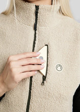 Montar MoEbba Teddy Vest with Full Zip and Stand-up Collar