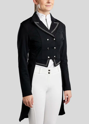 Montar MoGloria Competition Tailcoat Gun Metal Caviar Tape and Crystals