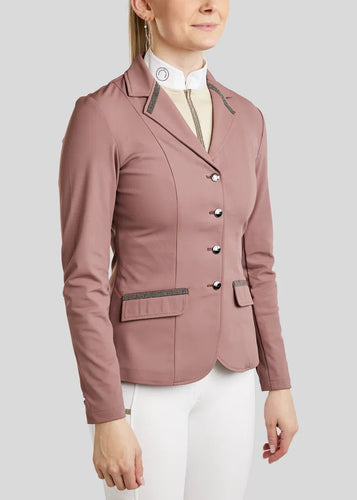 Montar MoGloria Competition Coat Gun Metal Caviar Tape and Crystals