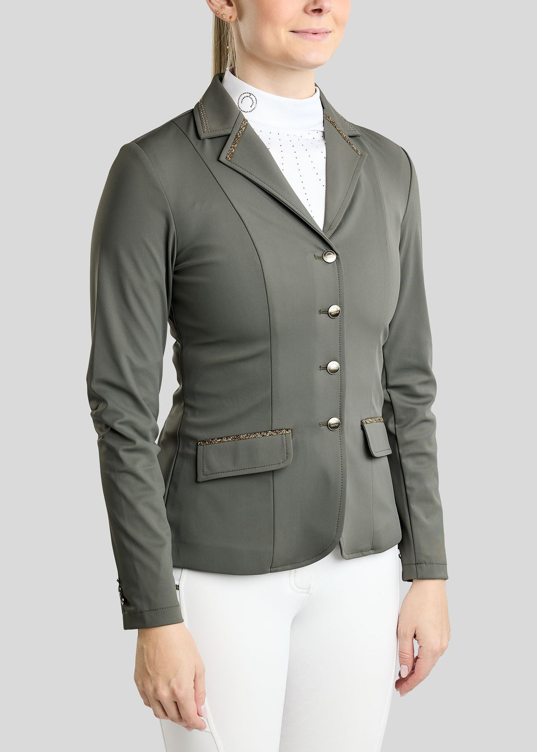 Montar MoEve Competition Jacket with Golden Quartz Crystal Tape FW 26