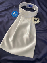 HHD Ivory Euro Stock Tie Helena Pearls & Sequins