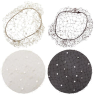 SD Carina Hairnet with Beads and Pearls