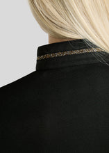 Montar MoEkta LS Polo with Jacquard Pattern and Golden Quartz Crystal Tape FW 26