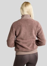 Montar MoEbba Q-Zip Teddy Pile Jacket with Golden Quartz Details FW 26