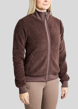 Montar MoEbba Q-Zip Teddy Pile Jacket with Golden Quartz Details FW 26