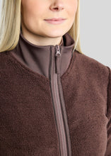 Montar MoEbba Q-Zip Teddy Pile Jacket with Golden Quartz Details FW 26