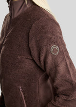 Montar MoEbba Q-Zip Teddy Pile Jacket with Golden Quartz Details FW 26