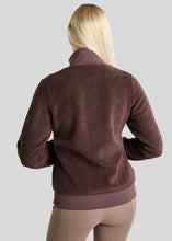 Montar MoEbba Q-Zip Teddy Pile Jacket with Golden Quartz Details FW 26