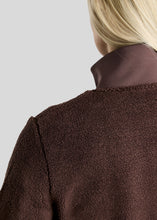 Montar MoEbba Q-Zip Teddy Pile Jacket with Golden Quartz Details FW 26