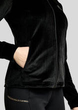 Montar MoValerie Velvet Full Zip Jacket with Golden Quartz Crystals FW 26