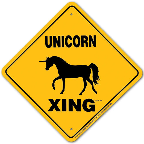 Unicorn Xing Sign