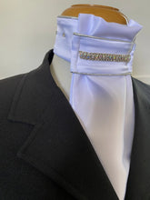 HHD White Diamonds Euro Stock Tie Silver with Swarovski Elements