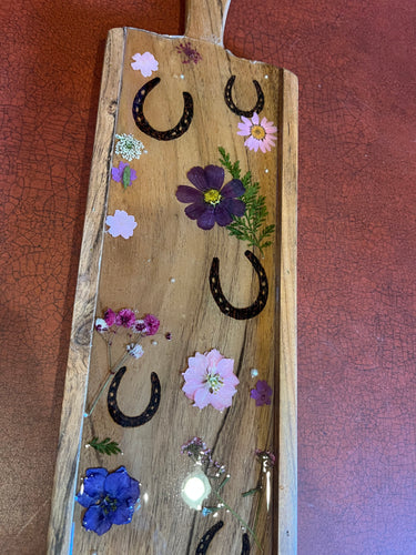 Horse Shoe Resin Serving Tray