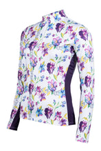 HKM Functional Long Sleeve Shirt Lilac Flower