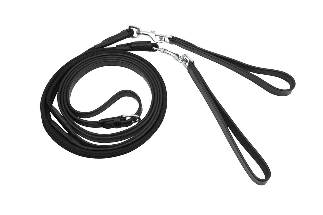 Horka Web and Leather Draw Reins