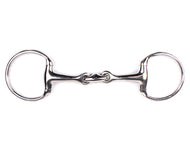QHP Eggbutt Bit Double Jointed Stainless Steel