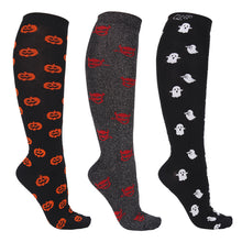 QHP Halloween Knee Stockings 3 pack