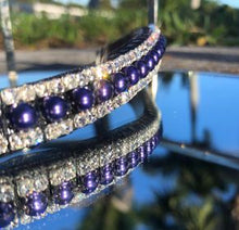 Clear, Purple Pearl Browband