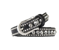 Horka Leather and Crystal Belt