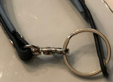 Padded Stitched Leather Keychain