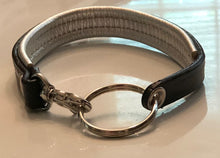 Padded Stitched Leather Keychain