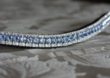 Light Sapphire and Clear Browband