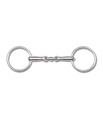 Stainless Steel Double Jointed Snaffle 